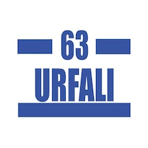 63 Urfalı Araba Sticker 17x17 Cm Mavi