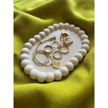 Bernami Mumluk Şamdanpinterest Modern Ve Şık Oval Formlu Dekoratif Takı Tabağı Diğer