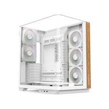 Fazeon F25 850w 80+ Bronze Full Modüler Gen5 Mesh 5x Argb Fanli Type-c Beyaz Atx Gaming Kasasi