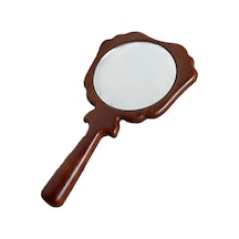 Suntek El Düzenlenen Ayna Vintage El Aynası Saplı, Ahşap