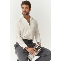 Mai Collection Mai Studios Co. Conroy Erkek Beyaz Gömlek Beyaz
