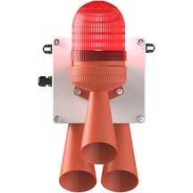 Mesan Led Multifonksiyon 3x 43 Ses Siren Kırmızı 110-220vac Ms 5806.1.110-220vac