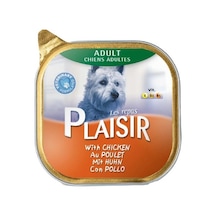 Plaısır Tavuklu Pate Konserve Yetişkin Köpek Maması 150 G