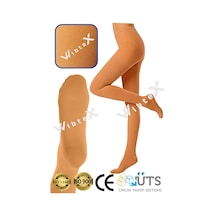 Wibtex Külotlu Varis Çorabı Kapalı Burun Ten Rengi