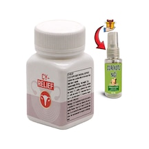 Cy-relief Amerikan Kızılcığı Ebegümeci Adaçayı C Vitamini Esktarlarıyla Erkeğe Özel Destekleme + Çörek Otu Masaj Yağı