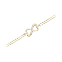 Glorria Sonsuzluk Altın Bileklik N11.17187 Sarı Altın