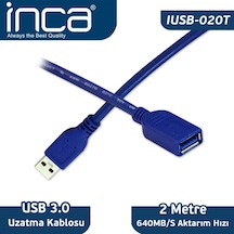 Inca Iusb-020T Usb To Usb 3 0 2 Metre Uzatma Kablosu