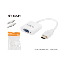 Hytech Hy-Hv35 Hdmı To Vga + Audio Çevirici