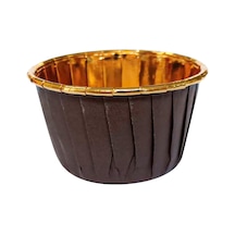 Muffin Kek Kapsülü Kahverengi Içi Gold 25 Li