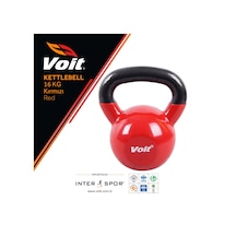 Voit Vinyl Kettlebell 16  KG Kırmızı