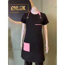 Cepli Askılı Önlük Siyah