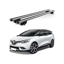 Kanca Renault Grand Scanic 2017 Ve Sonrası Uyumlu Gri Kilitli Ara Atkı 120cm Port Bagaj Tavan Barı