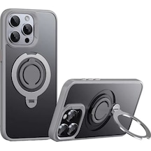 Joko Apple İphone 15 Pro Max Avatar 360 Dönen Magsafe Kapak - Titan Gri