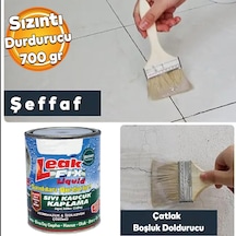 Şeffaf Leak Fix Liqid Su Sızıntı Durdurucu Sıvı Kauçuk Kaplama İzalasyon Sızdırmaz Yalıtım 700 Gr