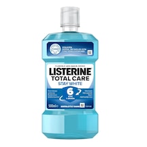 Listerine Total Care Stay White 6 Etki 1 Arada Serinletici Nane Ağız Bakım Suyu 500 ML