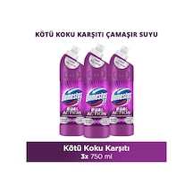 Domestos Dual Action Kötü Koku Karşıtı Çamaşır Suyu 750 Ml X3 Diğer