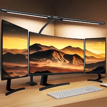 Honeybeeshop Esbseah Modern Led Masa Lambası Esnek Boyun Usb Göz Koruyucu 3 Renk Aydınlatma Siyah