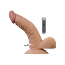 Erofoni Ultra Süper Realistik 16 CM Titreşimli Vantuzlu Yapay Vibratör Penis