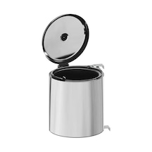 S-2251-ss Krom Paslanmaz Çöp Kovası 10 Lt