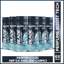 Blade Mountain Fresh Deodorant 6 x 150 ML