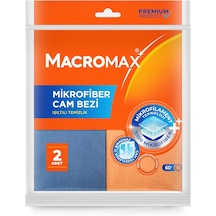 Mikrofiber Cam Bezi 2'li Set, Mikrofilament Teknolojisi İle Leke Ve İz Bırakmaz Ayna Bezi Beyaz