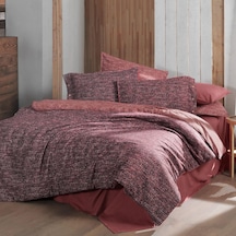 Glamis King Size Battal Boy %100 Pamuk Flanel Pazen Nevresim Takımı Bordo Bordo
