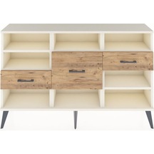 Arges Konsol 5 Raflı 3 Çekmeceli 132x30x83 Aytaşı-aytaşı/çam Aytaşı/çam