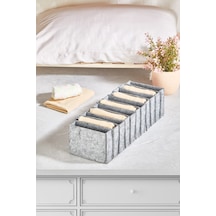 Serstil 11 Bölmeli Keçe Düzenleyici Organizer - Medium Gri