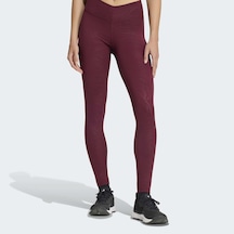 Adidas All Me Essentials Kadın Bordo Tayt Kv4051