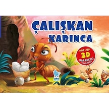 Çalışkan Karınca - Pop-Up 3D Hareketli Kitap- Minik Damla