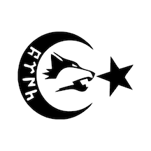 Göktürkçe Ay Yıldız Duvar Dekor Kaliteli Kaliteli Sticker 40 X 32 Cm