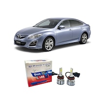 Mazda 6 Uzun Far Ampulü H11 Duo Yeni Seri Beyaz 2008-2013