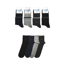 Kardeşler Çorap Erkek Yarım Konç Çok Renkli Pamuklu Çorap 4'lü Paket Çok Renkli - 274360914 Çok Renkli
