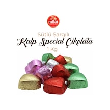 Milat Kırmızı Sargılı Special Sütlü Kalp Çikolata 1 KG