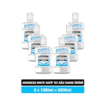 Listerine Advanced White Ağız Bakım Suyu 1000 Ml X6