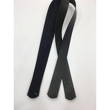 Karantuhafiye Dikmeli Spor Sap / Çanta Sapı / Deri Dikmeli Sap 70 Cm Siyah Siyah