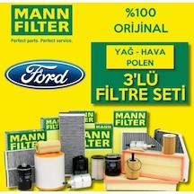 Ford Fiesta 1.4 Tdcı Euro 4 Mann-Filter Filtre Bakım Seti 2002-2