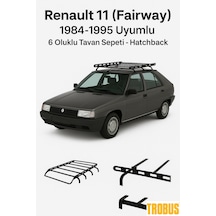 Renault 11 Fairway 1984-1995 Uyumlu 6 Oluklu Tavan Sepeti - Hat Renault 11 Fairway 1984-1995 Uyumlu 6 Oluklu Tavan Sepeti - Hat