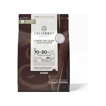 Callebaut 70 - 30 - 38 Extra Bitter Drop Çikolata 2,5 Kg