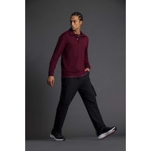 Defacto Defactofit Standart Fit Kargo Cepli Standart Paça Dokuma Sporcu Jogger F2308ax25wnbk81 Siyah