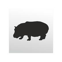 Folyo Sticker Su Aygırı 160cm Uzunluk Siyah