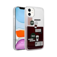 Apple Uyumlu iPhone 11 Kılıf Desenli Tasarım Sıvılı Coffee Tasarım Kapak