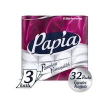 Papia 3 Katlı Tuvalet Kağıdı 32 Rulo
