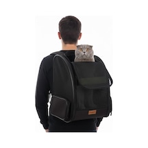 Tr Airmove Premium Kedi Köpek Taşıma Çantası, Silinebilir, Yırtılmaz Fileli, Bükülmez Gövde, Sırt Çantası T