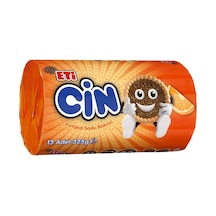 Eti Cin Bisküvi 325 G - Kakao Granüllü Portakal Jöleli Bisküvi 3'li Ekonomik Paket - 3 Adet Tarı