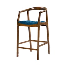 Zus703 Tam Kolçak Kayın Torna Retro Bambu Iskelet Parlak Ceviz I Lacivert