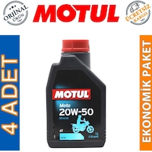 Motul Moto 4T 20W-50 1 Lt 4 Zamanlı Mineral Motosiklet Yağı 4 Ad