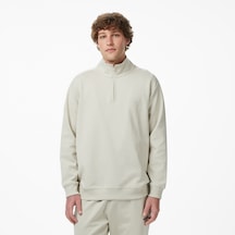 Unıted4 Regular Fit Erkek Krem Sweatshirt Bsc-uzms Krem