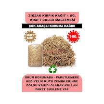 1 Kg. Z Zigzag Kırpık Kağıt, Hediye Kutusu Süsleme Kağıdı, Kutu Zemin Dolgu Kağıdı, Kargo Dolgu Kağıdı