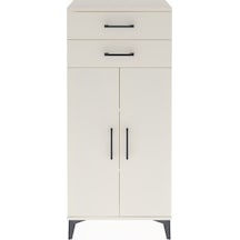 Arges Dolap 2 Raflı 2 Çekmeceli 2 Kapaklı 60x30x134 Aytaşı-ay... Aytaşı